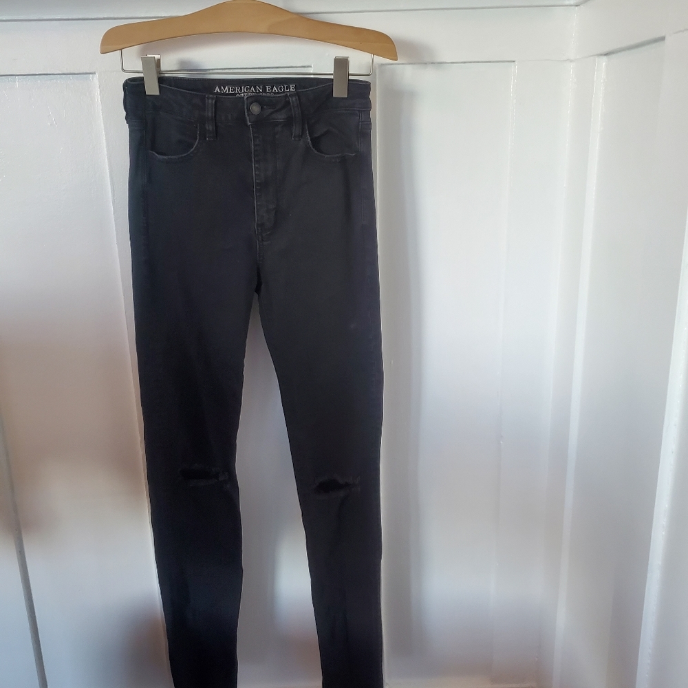 American Eagle Black Skinny Jeans